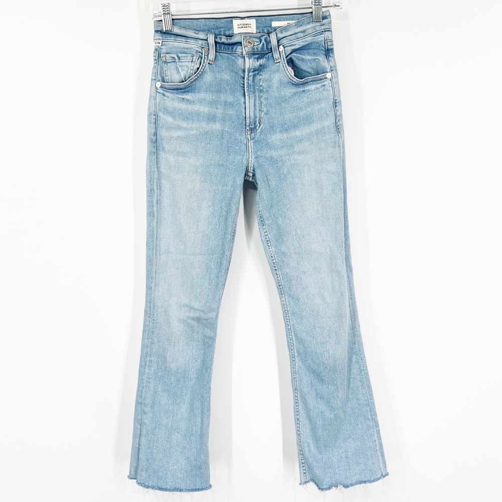 Citizens of Humanity COH Isola Mid-Rise Cropped Boot Cut Jeans
